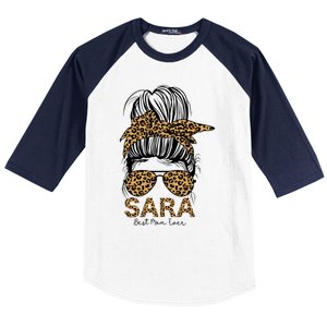 Sara Name Best Mom Ever Sara MotherS Day Cool Gift Baseball Sleeve Shirt