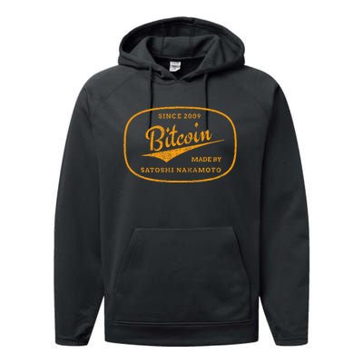 Satoshi Nakamoto Bitcoin Crypto Performance Fleece Hoodie