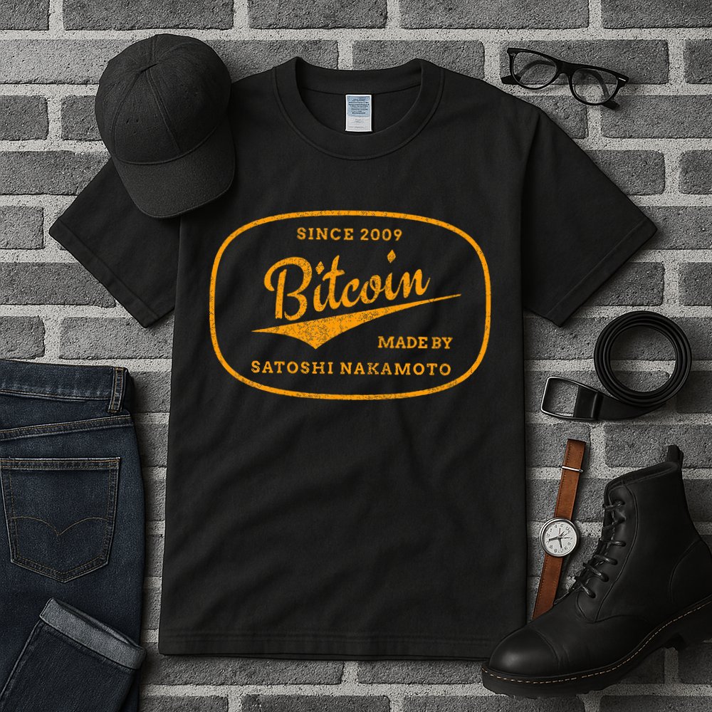 Satoshi Nakamoto Bitcoin Crypto Tall T-Shirt