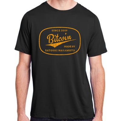 Satoshi Nakamoto Bitcoin Crypto Adult ChromaSoft Performance T-Shirt