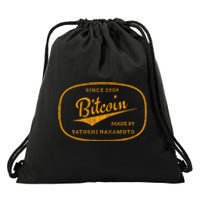 Satoshi Nakamoto Bitcoin Crypto Drawstring Bag