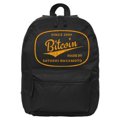 Satoshi Nakamoto Bitcoin Crypto 16 in Basic Backpack