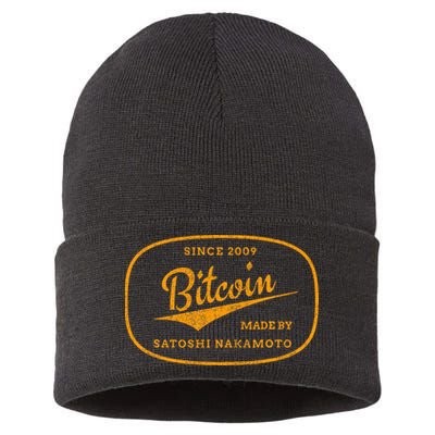 Satoshi Nakamoto Bitcoin Crypto Sustainable Knit Beanie