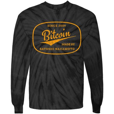 Satoshi Nakamoto Bitcoin Crypto Tie-Dye Long Sleeve Shirt