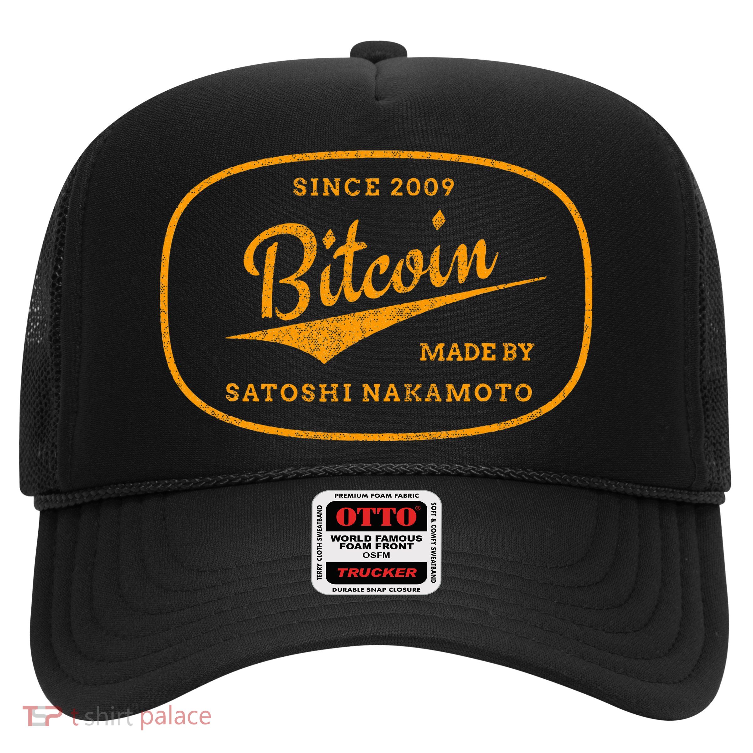 Satoshi Nakamoto Bitcoin Crypto Trucker Hat