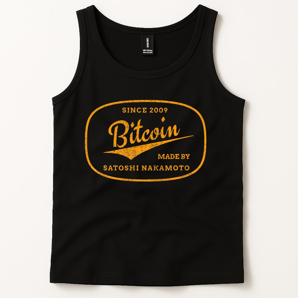 Satoshi Nakamoto Bitcoin Crypto Tank Top