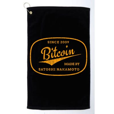 Satoshi Nakamoto Bitcoin Crypto Golf Towel