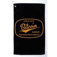 Satoshi Nakamoto Bitcoin Crypto Golf Towel