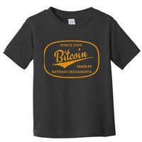 Satoshi Nakamoto Bitcoin Crypto Toddler T-Shirt