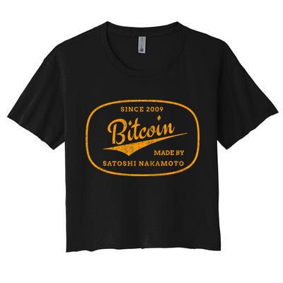 Satoshi Nakamoto Bitcoin Crypto Crop Top