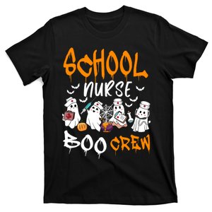 School Nurse Boo Crew Halloween School Nurse Costume T-Shirt