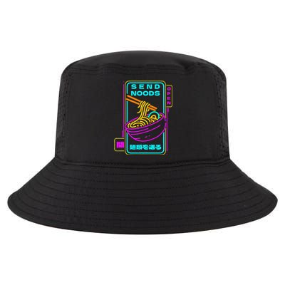 Send Noodle Bowl Funny Ra Noods Anime Japan Neon Glow Tee Cool Comfort Performance Bucket Hat