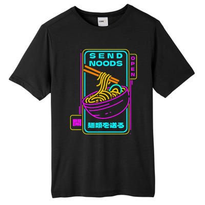 Send Noodle Bowl Funny Ra Noods Anime Japan Neon Glow Tee Tall Fusion ChromaSoft Performance T-Shirt