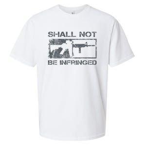 Shall Not Be Infringed 2a Ar15 Pro Gun Rights Sueded Cloud Jersey T-Shirt