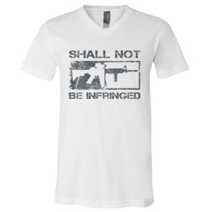 Shall Not Be Infringed 2a Ar15 Pro Gun Rights V-Neck T-Shirt