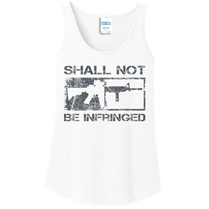 Shall Not Be Infringed 2a Ar15 Pro Gun Rights Ladies Essential Tank