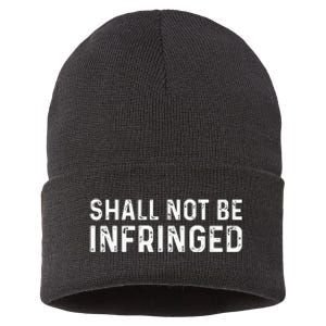 Shall Not Be Infringed Libertarian Second Amendment Pro Gun Sustainable Knit Beanie