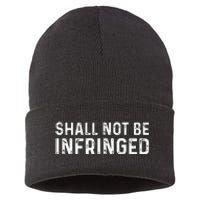 Shall Not Be Infringed Libertarian Second Amendment Pro Gun Sustainable Knit Beanie