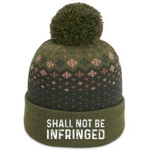 Shall Not Be Infringed Libertarian Second Amendment Pro Gun The Baniff Cuffed Pom Beanie