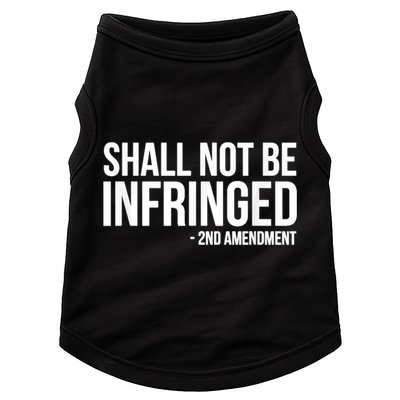 Shall Not Be Infringed 2nd Amendment Rights Doggie Tank