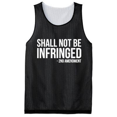 Shall Not Be Infringed 2nd Amendment Rights Mesh Reversible Basketball Jersey Tank