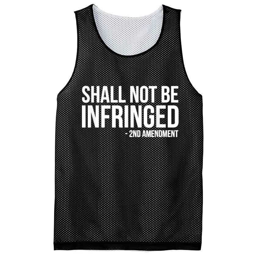 Shall Not Be Infringed 2nd Amendment Rights Mesh Reversible Basketball Jersey Tank
