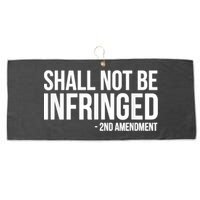 Shall Not Be Infringed 2nd Amendment Rights Large Microfiber Waffle Golf Towel