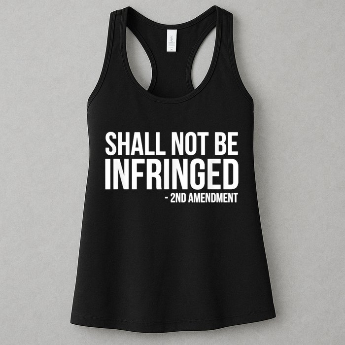 Shall Not Be Infringed 2nd Amendment Rights Womens Tank Top