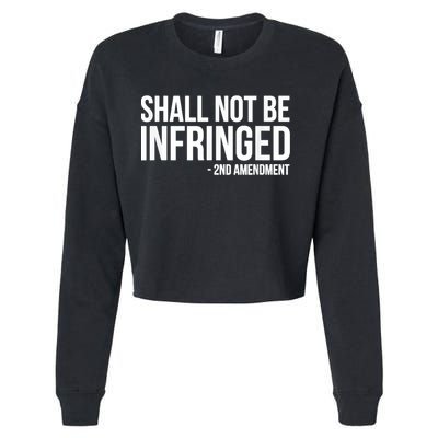 Shall Not Be Infringed 2nd Amendment Rights Cropped Pullover Crew