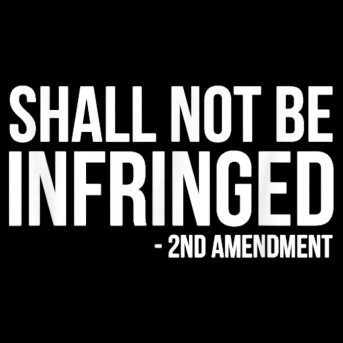 Shall Not Be Infringed 2nd Amendment Rights Zip Tote Bag