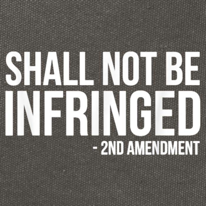 Shall Not Be Infringed 2nd Amendment Rights Cotton Canvas Backpack