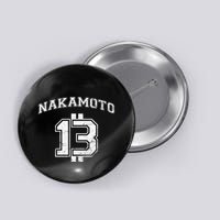 Satoshi Nakamoto Bitcoin Logo College Team Style Distressed Button