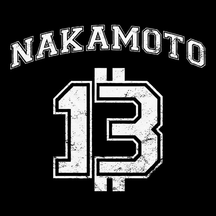 Satoshi Nakamoto Bitcoin Logo College Team Style Distressed Button