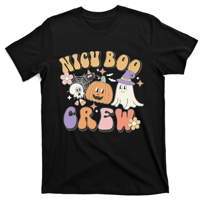 Spooky NICU Boo Crew Costume for Halloween Nurses T-Shirt