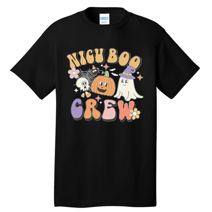 Spooky NICU Boo Crew Costume for Halloween Nurses Tall T-Shirt