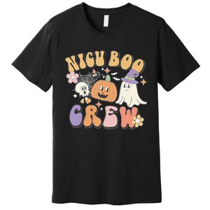 Spooky NICU Boo Crew Costume for Halloween Nurses Premium T-Shirt