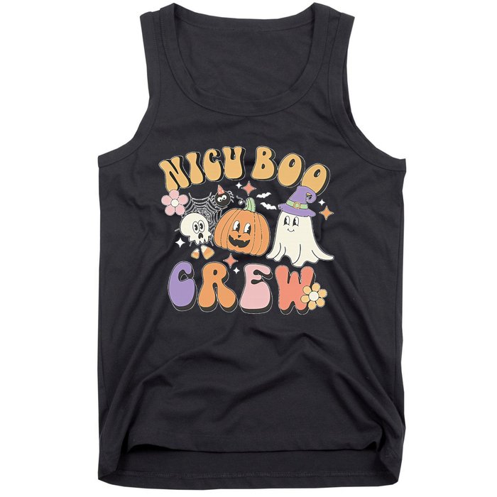 Spooky NICU Boo Crew Costume for Halloween Nurses Tank Top