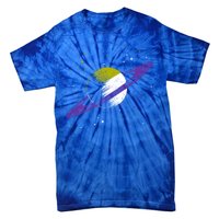 Saturn Non Binary Flag Agedner Astronomer Gift Non Binary Gift Tie-Dye T-Shirt