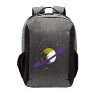 Saturn Non Binary Flag Agedner Astronomer Gift Non Binary Gift Vector Backpack