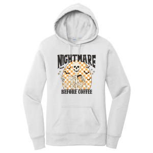 Skeleton Nightmare Before Coffee Women's Pullover Hoodie