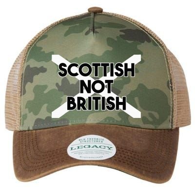 Scottish Not British Scottish Independence Legacy Tie Dye Trucker Hat