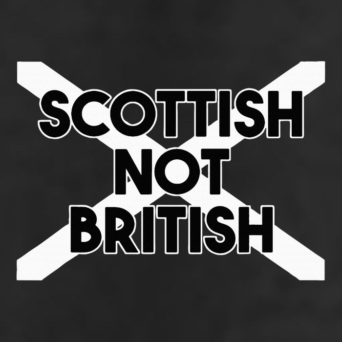 Scottish Not British Scottish Independence 7 Panel Mesh Trucker Snapback Hat