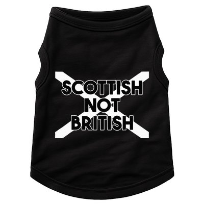Scottish Not British Scottish Independence Doggie Tank