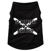 Scottish Not British Scottish Independence Doggie Tank
