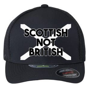 Scottish Not British Scottish Independence Flexfit Unipanel Trucker Cap