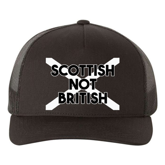 Scottish Not British Scottish Independence Yupoong Adult 5-Panel Trucker Hat