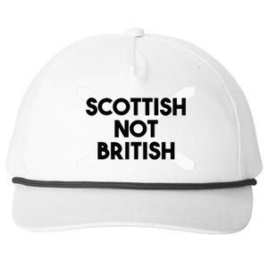 Scottish Not British Scottish Independence Snapback Five-Panel Rope Hat