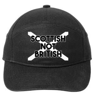 Scottish Not British Scottish Independence 7-Panel Snapback Hat