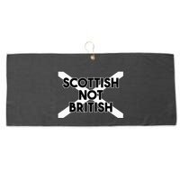 Scottish Not British Scottish Independence Large Microfiber Waffle Golf Towel