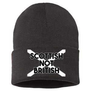 Scottish Not British Scottish Independence Sustainable Knit Beanie